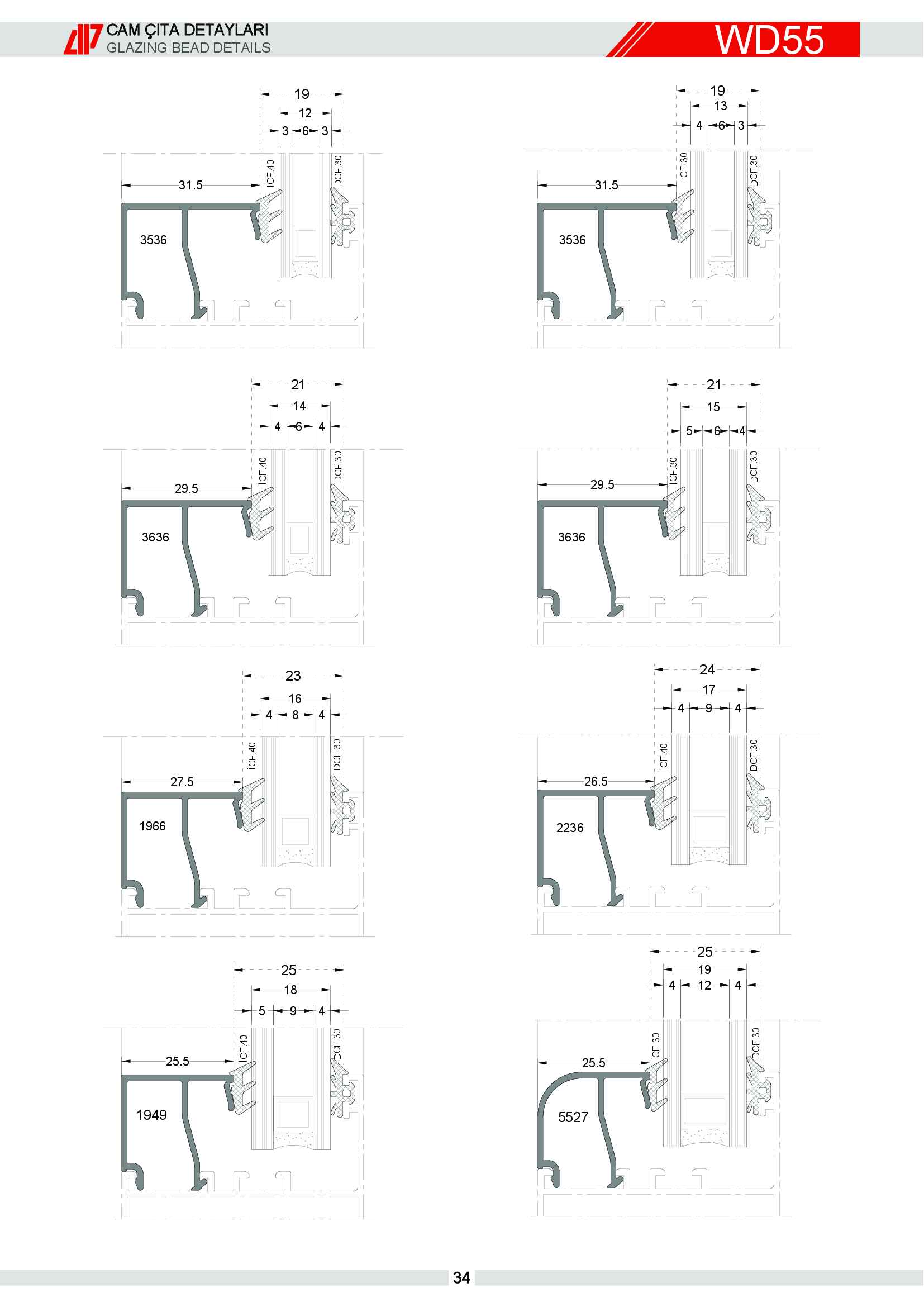 S 55 Yalıtımsız Alüminyum 31